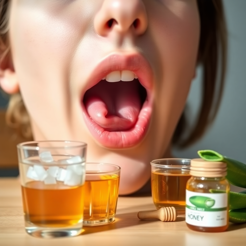 bouton sur la langue remede naturel